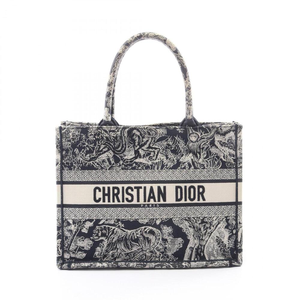 Christian Dior Dior Book Tote Medium Toile de Jouy Canvas Bag Handbag for Wom...